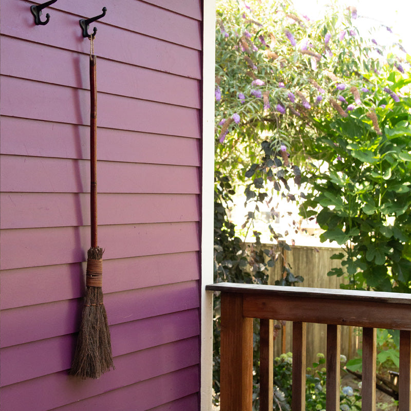 Load image into Gallery viewer, 36" Broom - Cinnamon w/ Bamboo Handle